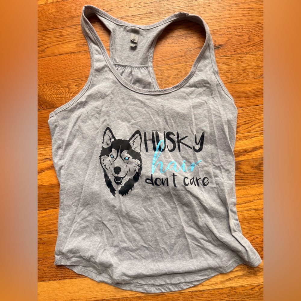 Next Level Apparel Light Gray Tank Top